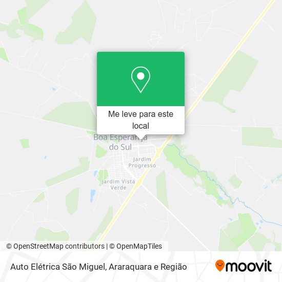 Auto Elétrica São Miguel mapa