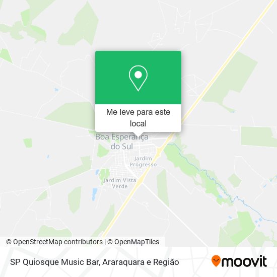 SP Quiosque Music Bar mapa
