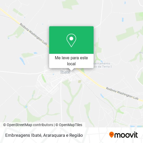 Embreagens Ibaté mapa