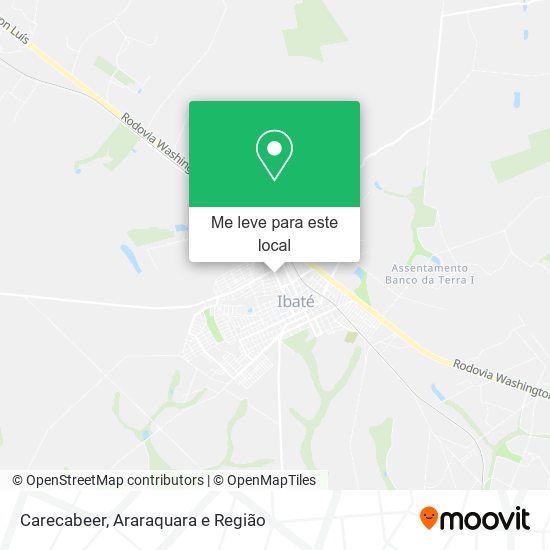 Carecabeer mapa