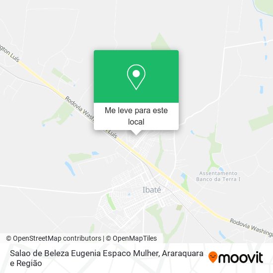 Salao de Beleza Eugenia Espaco Mulher mapa