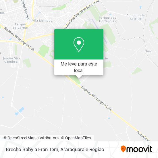 Brechó Baby a Fran Tem mapa