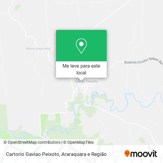Cartorio Gaviao Peixoto mapa