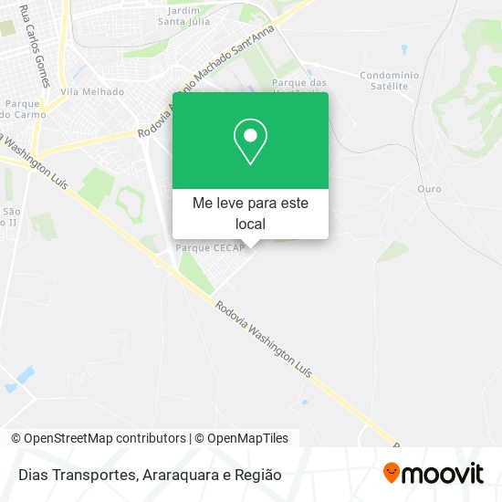 Dias Transportes mapa