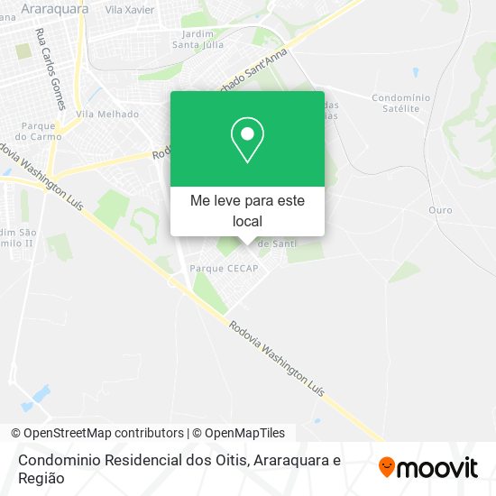 Condominio Residencial dos Oitis mapa