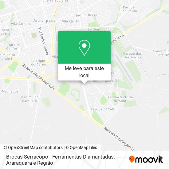 Brocas Serracopo - Ferramentas Diamantadas mapa