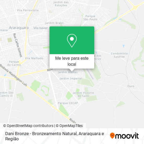 Dani Bronze - Bronzeamento Natural mapa