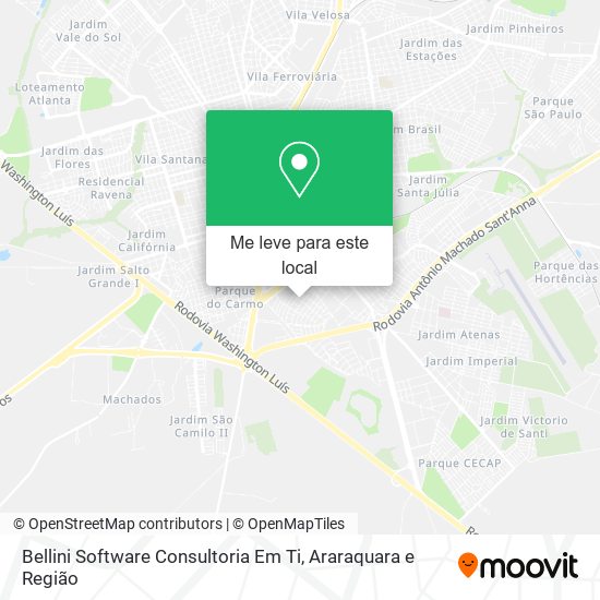Bellini Software Consultoria Em Ti mapa