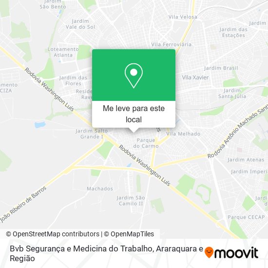 Bvb Segurança e Medicina do Trabalho mapa