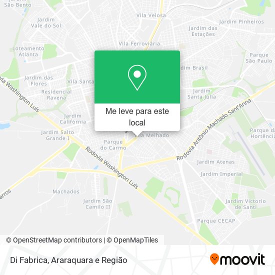 Di Fabrica mapa