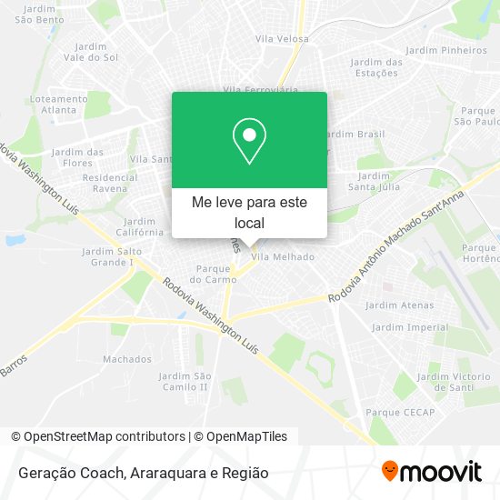 Geração Coach mapa