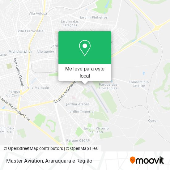 Master Aviation mapa