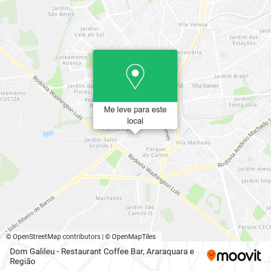 Dom Galileu - Restaurant Coffee Bar mapa