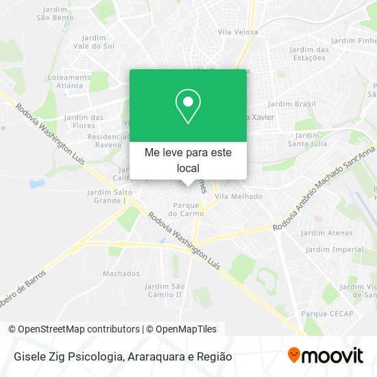 Gisele Zig Psicologia mapa