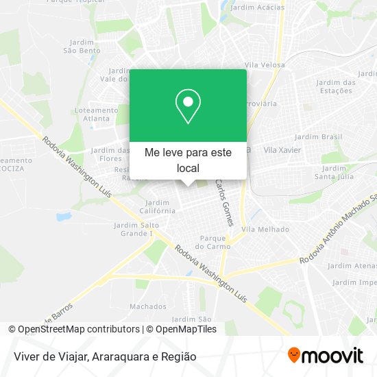 Viver de Viajar mapa