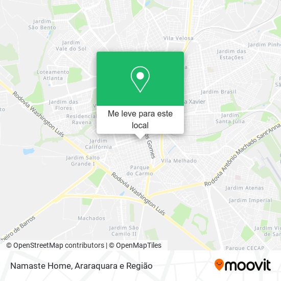 Namaste Home mapa