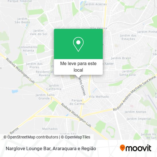 Narglove Lounge Bar mapa