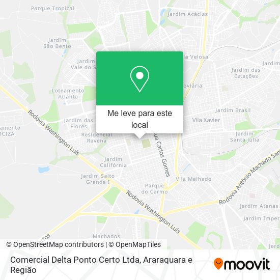 Comercial Delta Ponto Certo Ltda mapa