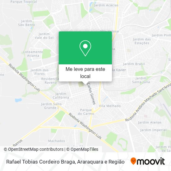 Rafael Tobias Cordeiro Braga mapa