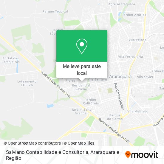 Salviano Contabilidade e Consultoria mapa