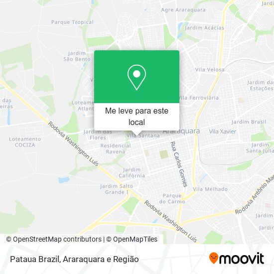 Pataua Brazil mapa