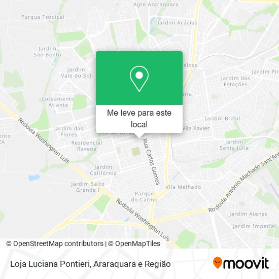 Loja Luciana Pontieri mapa