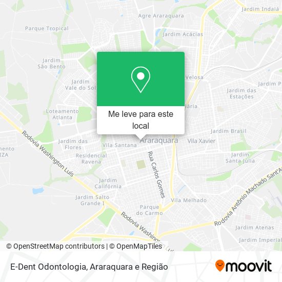 E-Dent Odontologia mapa