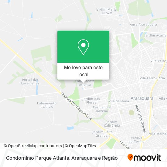 Condomínio Parque Atlanta mapa