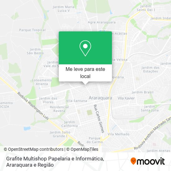 Grafite Multishop Papelaria e Informática mapa