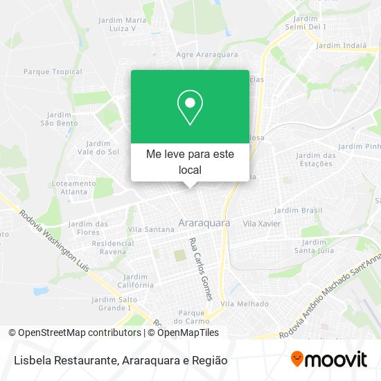 Lisbela Restaurante mapa