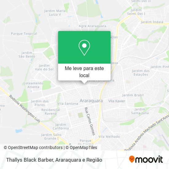 Thallys Black Barber mapa