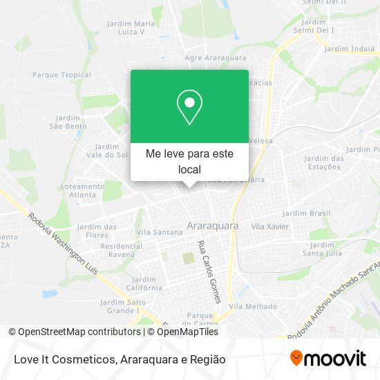 Love It Cosmeticos mapa