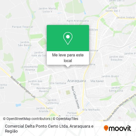 Comercial Delta Ponto Certo Ltda mapa