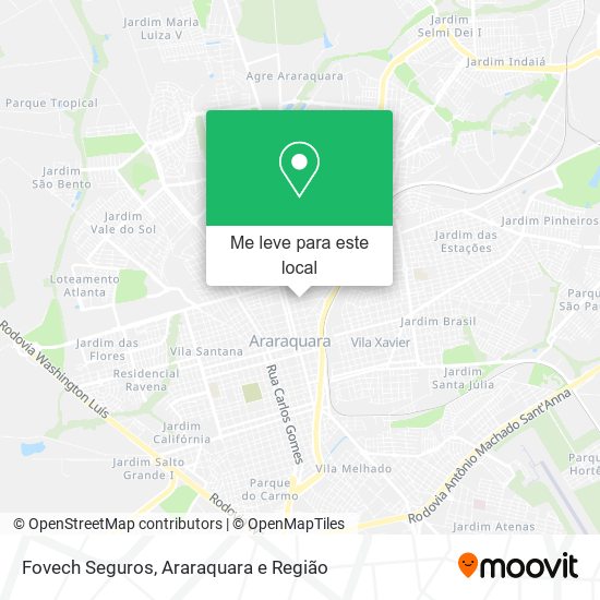 Fovech Seguros mapa