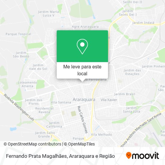 Fernando Prata Magalhães mapa