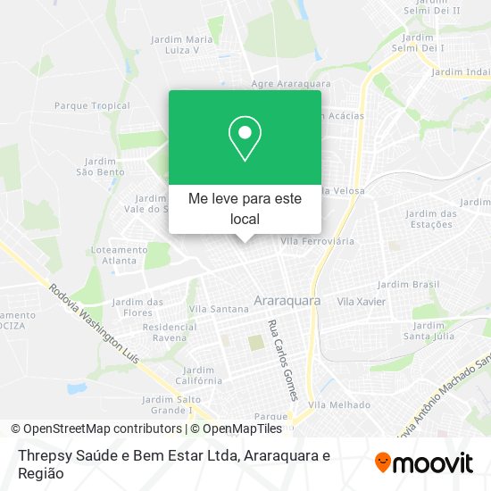 Threpsy Saúde e Bem Estar Ltda mapa