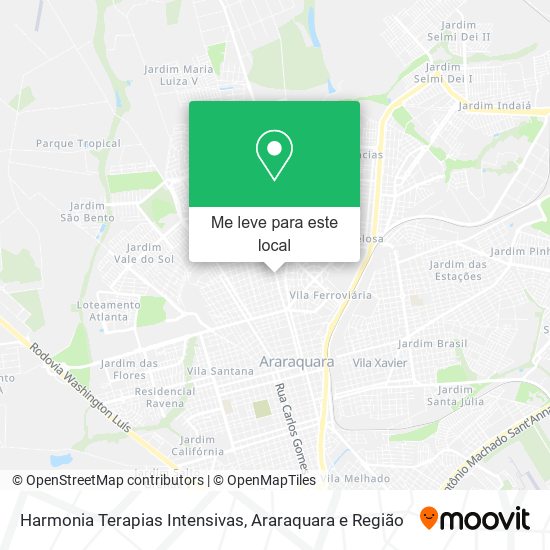 Harmonia Terapias Intensivas mapa