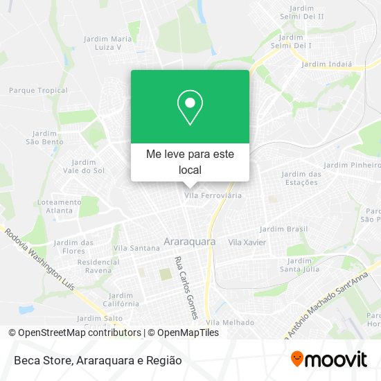 Beca Store mapa