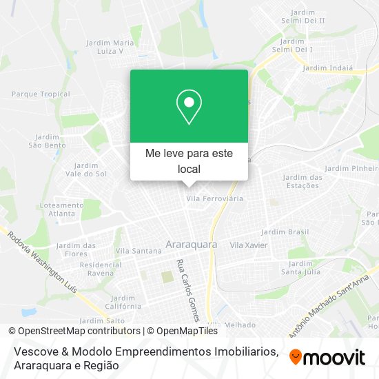 Vescove & Modolo Empreendimentos Imobiliarios mapa