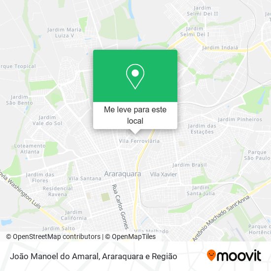 João Manoel do Amaral mapa