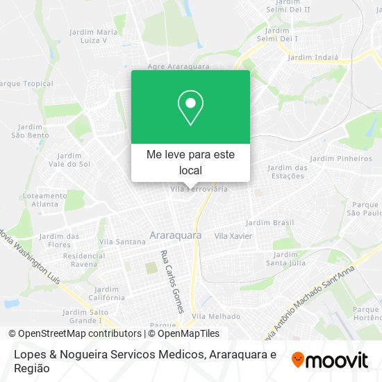 Lopes & Nogueira Servicos Medicos mapa