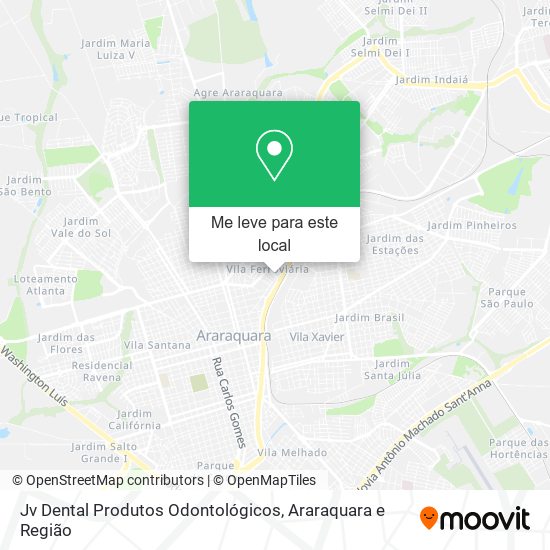 Jv Dental Produtos Odontológicos mapa