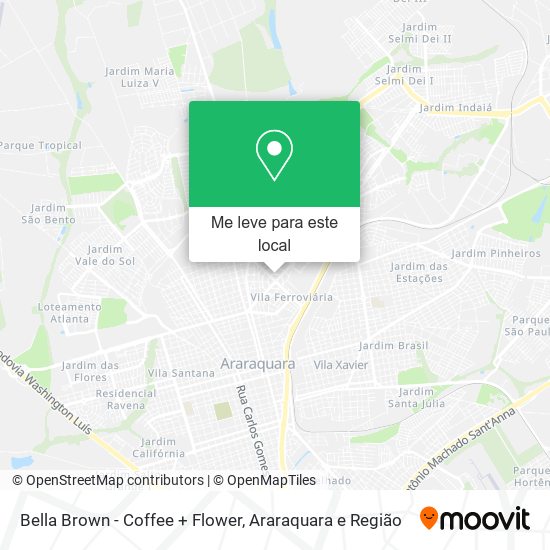 Bella Brown - Coffee + Flower mapa