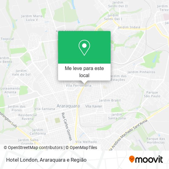 Hotel London mapa