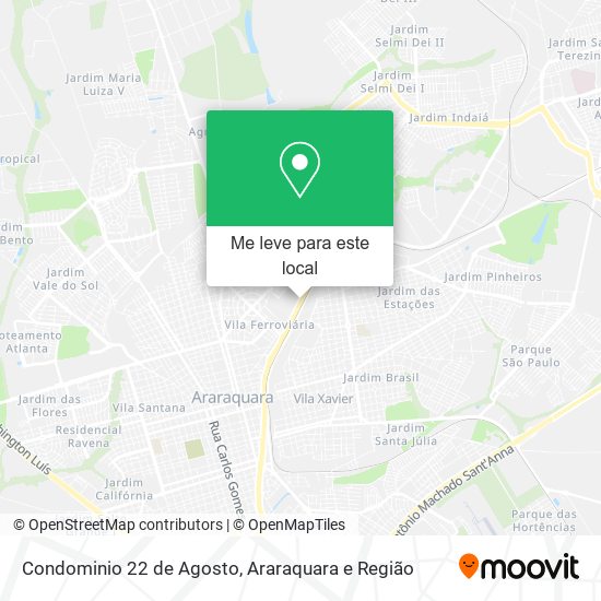 Condominio 22 de Agosto mapa