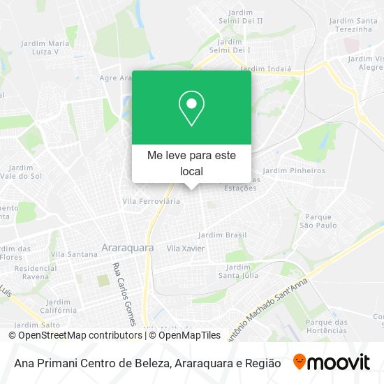 Ana Primani Centro de Beleza mapa