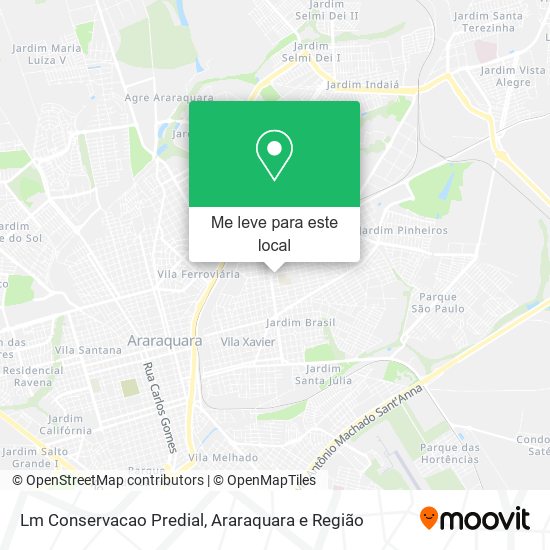 Lm Conservacao Predial mapa