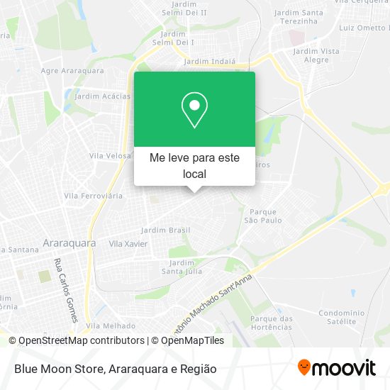 Blue Moon Store mapa
