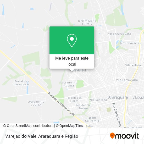 Varejao do Vale mapa