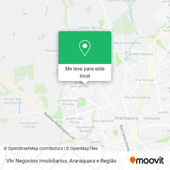 Vhr Negocios Imobiliarios mapa